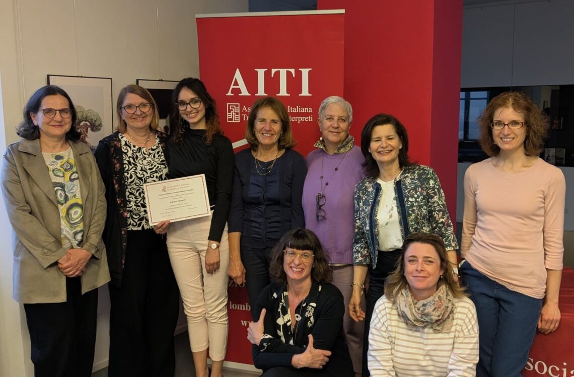 Rebecca Cigognini premiata-Borsa di studio AITI-Metella-Paterlini-2025